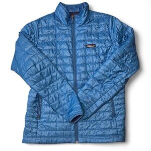 Patagonia Nano Puff Quilted Jacket in Electric Blue